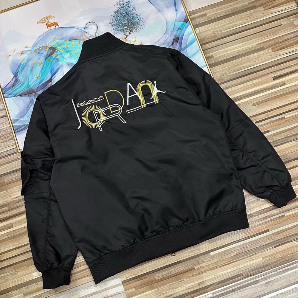 Jordan Black Jacket with Gold Accents